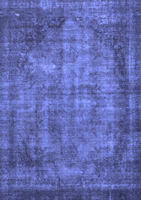 Abstract Blue Modern Rug, abs779blu