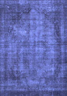 Abstract Blue Modern Rug, abs779blu