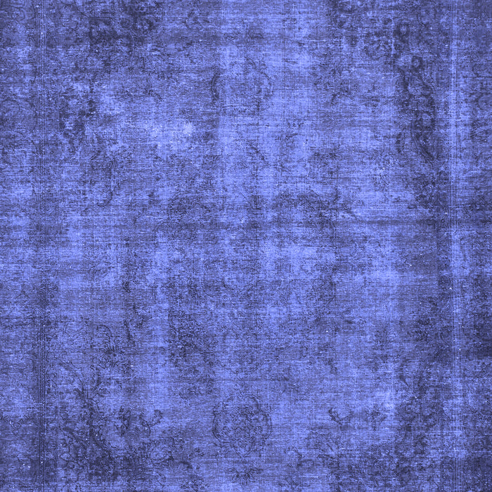 Abstract Blue Modern Rug, abs779blu