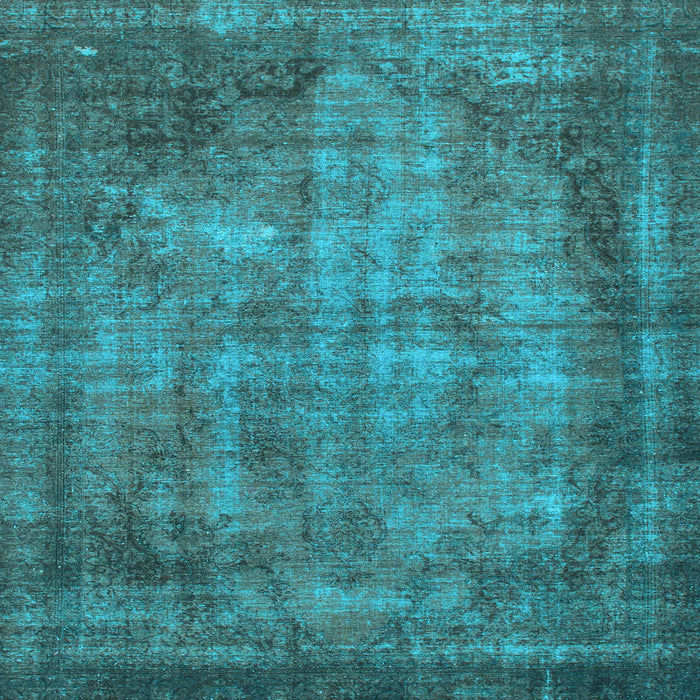 Square Abstract Light Blue Modern Rug, abs779lblu