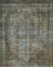 Abstract Coffee Brown Modern Rug, abs779