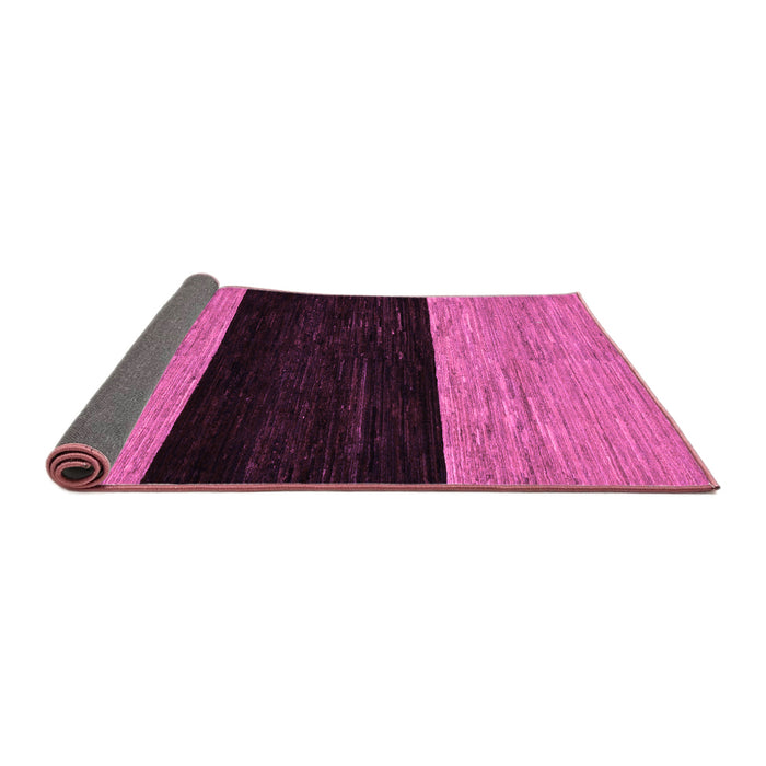 Sideview of Abstract Purple Modern Rug, abs77pur