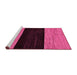 Sideview of Machine Washable Abstract Pink Modern Rug, wshabs77pnk