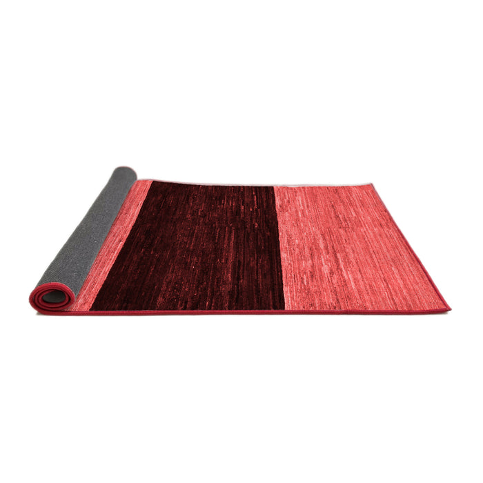 Abstract Red Modern Area Rugs