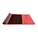 Abstract Red Modern Area Rugs