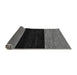 Sideview of Abstract Gray Modern Rug, abs77gry