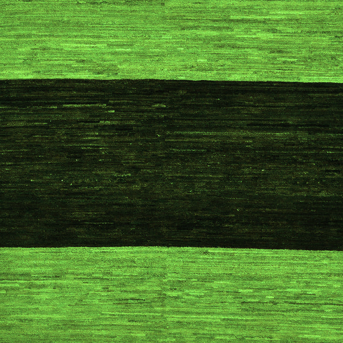 Machine Washable Abstract Green Modern Area Rugs, wshabs77grn