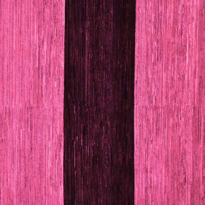 Square Machine Washable Abstract Pink Modern Rug, wshabs77pnk