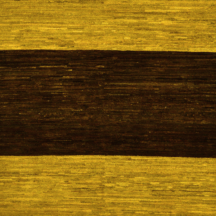 Machine Washable Abstract Yellow Modern Rug, wshabs77yw