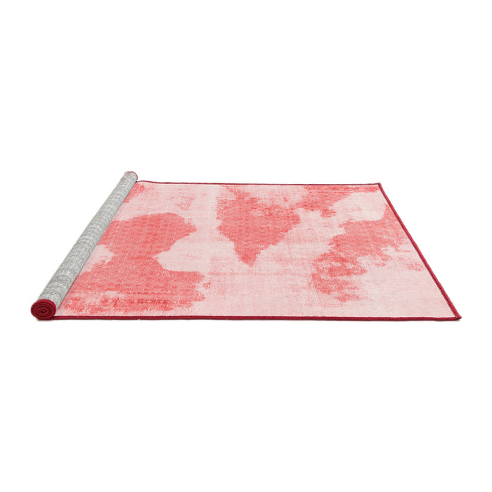 Modern Red Washable Rugs
