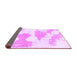 Sideview of Abstract Purple Modern Rug, abs780pur