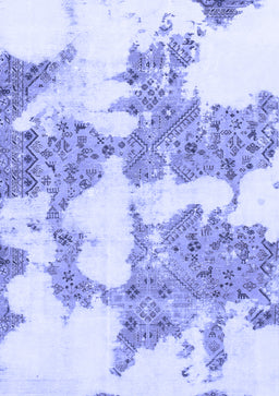Abstract Blue Modern Rug, abs781blu
