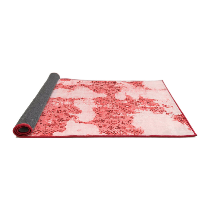 Abstract Red Modern Area Rugs