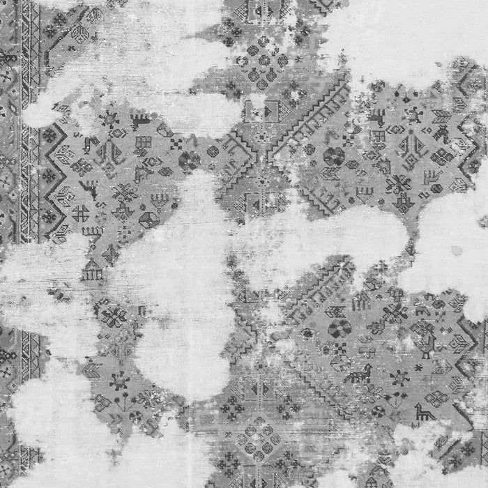 Machine Washable Abstract Gray Modern Rug, wshabs781gry