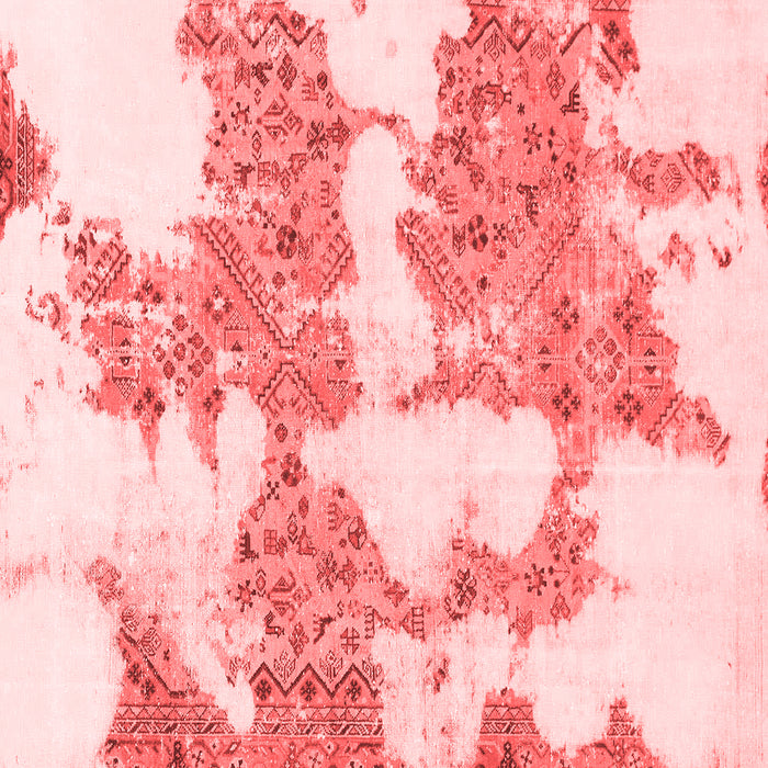 Abstract Red Modern Rug, abs781red