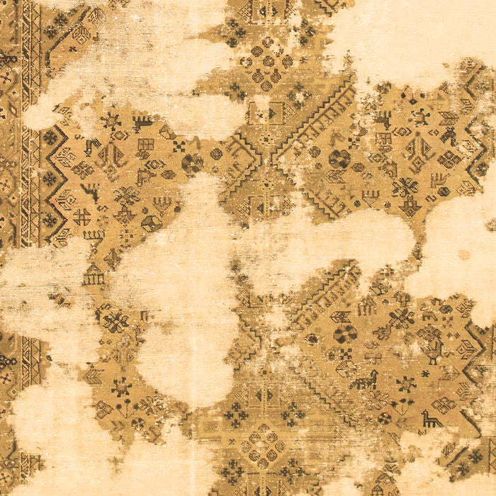 Machine Washable Abstract Brown Modern Rug, wshabs781brn