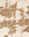 Abstract Peach Puff Gold Modern Rug, abs781