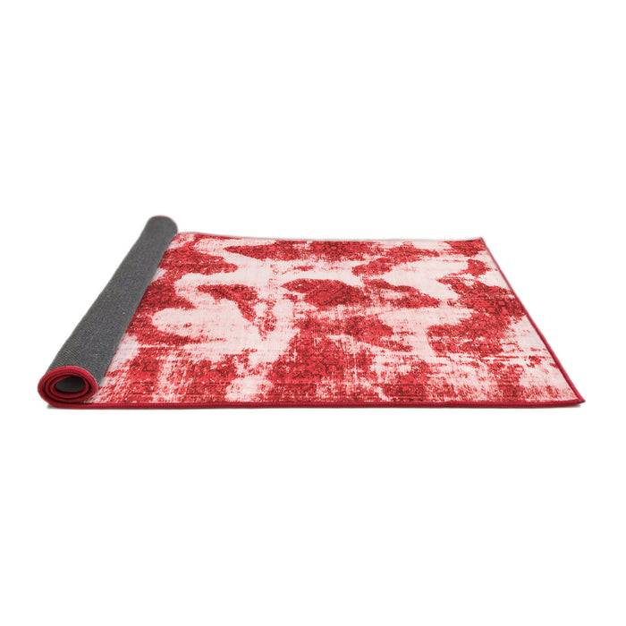 Abstract Red Modern Area Rugs