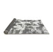 Sideview of Abstract Gray Modern Rug, abs782gry