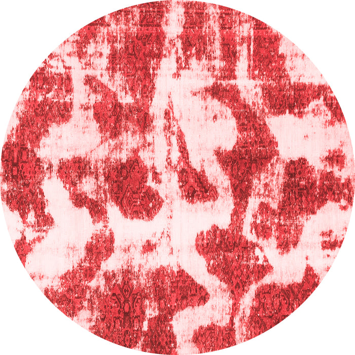 Machine Washable Abstract Red Modern Rug, wshabs782red
