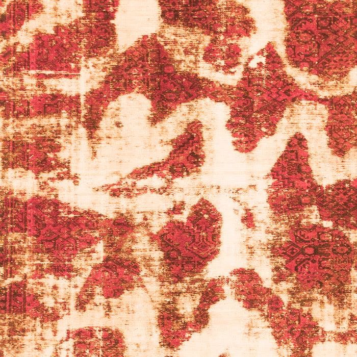 Machine Washable Abstract Orange Modern Area Rugs, wshabs782org