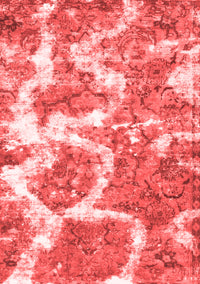 Abstract Red Modern Rug, abs783red