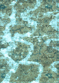 Abstract Light Blue Modern Rug, abs783lblu