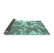 Sideview of Abstract Light Blue Modern Rug, abs783lblu