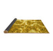 Sideview of Abstract Yellow Modern Rug, abs783yw