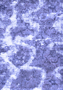 Abstract Blue Modern Rug, abs783blu