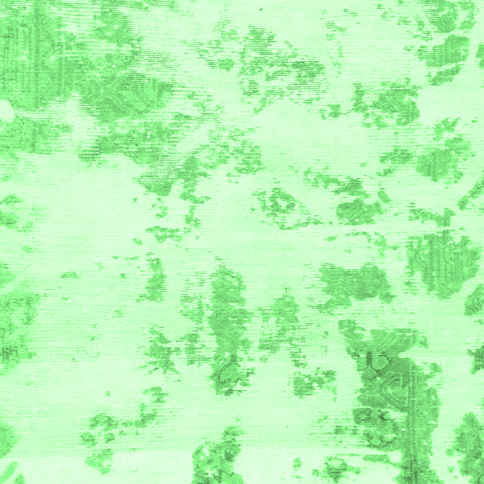 Machine Washable Abstract Emerald Green Modern Area Rugs, wshabs784emgrn