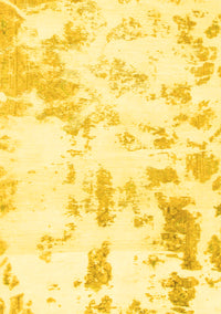 Abstract Yellow Modern Rug, abs784yw