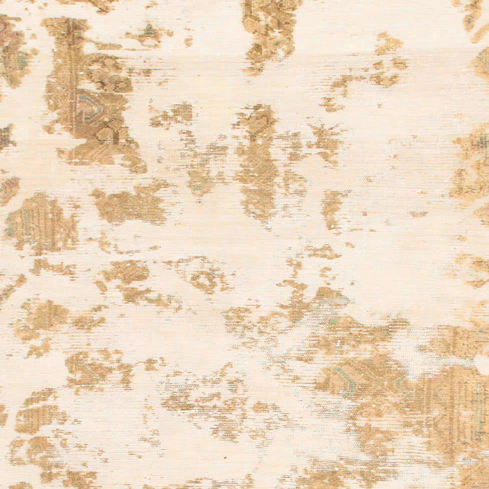 Machine Washable Abstract Bisque Beige Rug, wshabs784