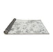 Sideview of Abstract Gray Modern Rug, abs784gry