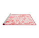 Modern Red Washable Rugs