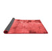 Abstract Red Modern Area Rugs