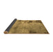 Sideview of Abstract Brown Modern Rug, abs785brn