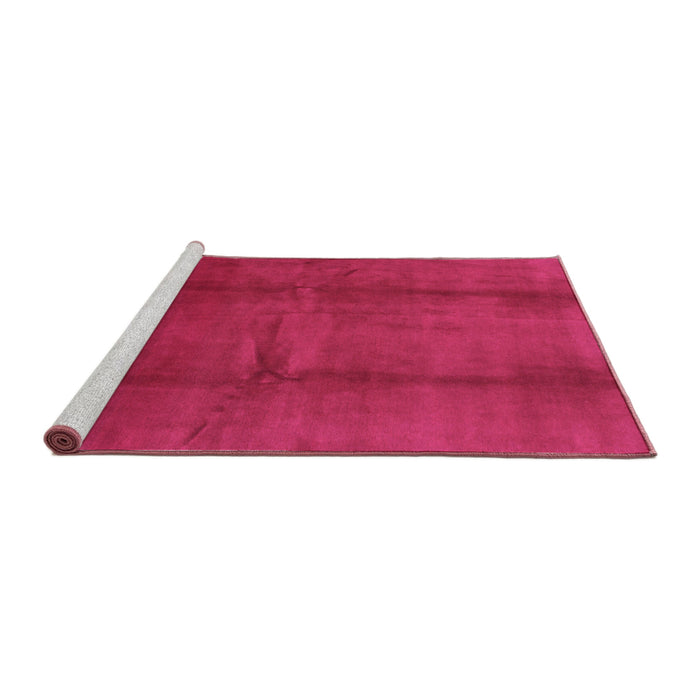 Sideview of Machine Washable Abstract Purple Modern Area Rugs, wshabs786pur
