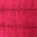 Square Abstract Pink Modern Rug, abs786pnk