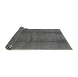 Sideview of Abstract Gray Modern Rug, abs786gry