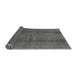 Sideview of Abstract Gray Modern Rug, abs786gry