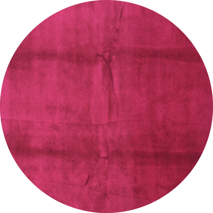 Round Machine Washable Abstract Purple Modern Area Rugs, wshabs786pur