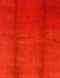 Machine Washable Abstract Red Rug, wshabs786