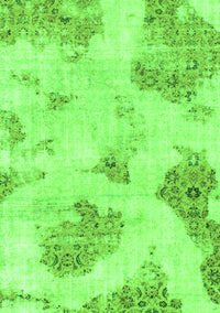 Abstract Green Modern Rug, abs787grn