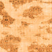 Square Abstract Orange Modern Rug, abs787org