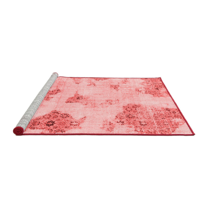 Modern Red Washable Rugs