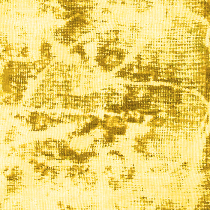 Abstract Yellow Modern Rug, abs788yw