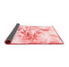 Abstract Red Modern Area Rugs