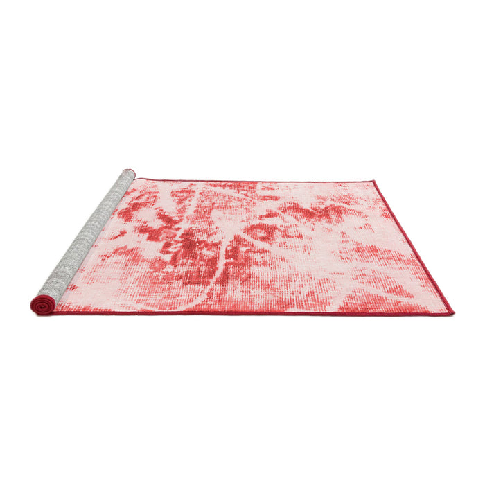 Modern Red Washable Rugs
