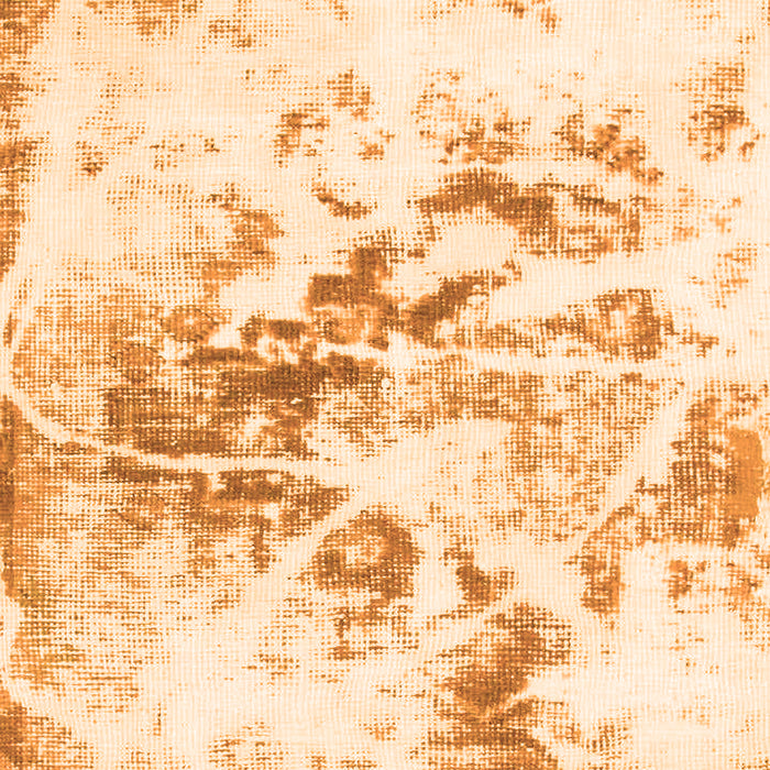 Machine Washable Abstract Orange Modern Area Rugs, wshabs788org